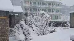 Himachal Snowfall: पहाड़ों पर बिछी बर्फ की चादर, लाहौल-स्पीति, किन्नौर और कुल्लू में भारी बर्फबारी, देखें तस्वीरें