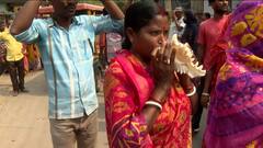 Suvendu At Sandeshkhali : শাঁখ, উলুতে সন্দেশখালিতে পা, 'কাঁদনি মা কাঁদনি' বৃদ্ধাকে বুকে টানলেন শুভেন্দু