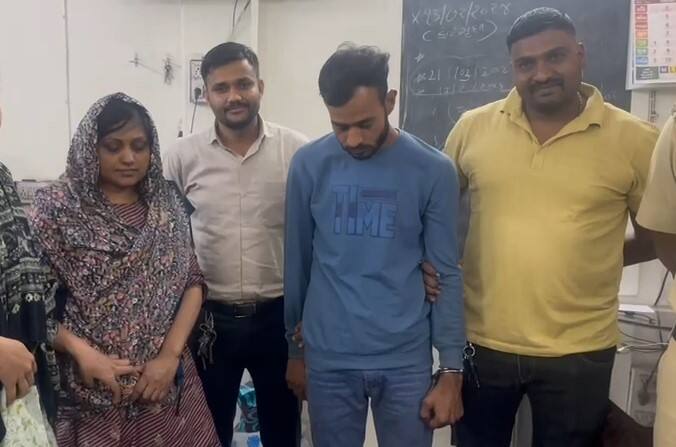 Girl stole 97 lakhs with her lover police arrested  Surat Crime: સુરતમાંથી 97 લાખ રોકડ લઈ ભાગેલા બંટી-બબલીને પોલીસે આ રીતે ઝડપી પાડ્યા, જાણો