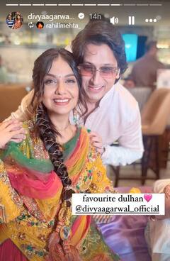 Inside Divya Agarwal And Apurva Padgaonkar's Mehendi Ceremony