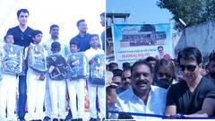 Sonu Sood School Opening: శంషాబాద్ లో ప్రభుత్వ పాఠశాల ప్రారంభోత్సవంలో సోనూ సూద్