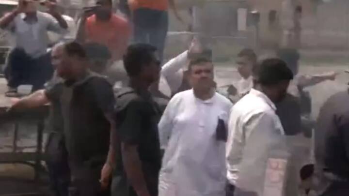 Suvendu was then seen proceeding to Sandeshkhali in a boat. However, he could not take any party worker with him as Section 144 had been imposed in the region. (Source: X/@ANI)