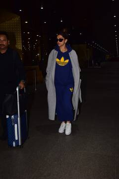 BAFTA 2024 प्रेजेंट करने के बाद मुंबई लौटीं Deepika Padukone, ब्लू ट्रैकसूट के साथ लॉन्ग श्रग में एक्ट्रेस लगीं गजब