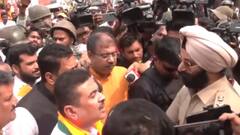 Armed With Calcutta HC Order, Suvendu Adhikari Visits Bengal's Violence-Hit Sandeshkhali — In Pics