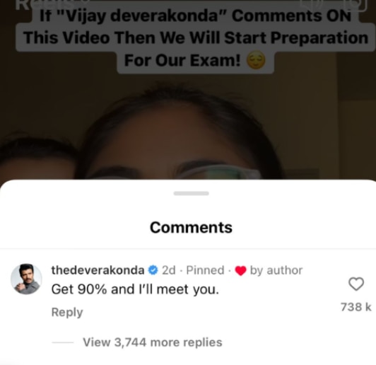 स्टूडेंट ने की Vijay Devarakonda से ये डिमांड, एक्टर ने किया रिप्लाई,  बोले- 'पहले एग्जाम में 90 परसेंट लाओ