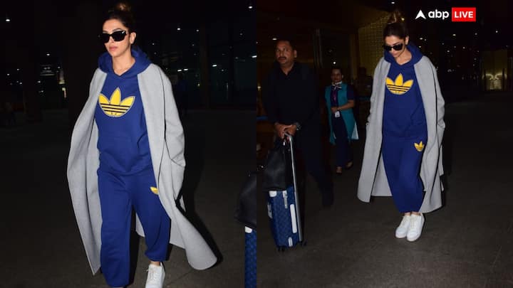 Deepika Padukone: दीपिका पादुकोण हमेशा सुर्खियों में छाई रहती हैं और अपने फैशन सेस से भी फैंस को दीवाना बनाए रहती हैं. वहीं आज एक्ट्रेस को एक बार फिर मुंबई एयरपोर्ट पर शानदार अंदाज में स्पॉट किया गया.