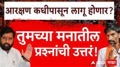 Maratha Reservation : मराठा आरक्षण संदर्भातील तुमच्या मनातील सर्व प्रश्नांची उत्तरं!