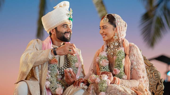 Rakul Preet Singh Jackky Bhagnani Wedding Photos Rakul Preet Wedding Goa Videos Jackky Bhagnani And Rakul Preet Singh Tie The Knot In Goa