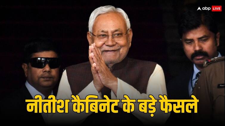 Nitish Kumar Cabinet Approved 35 Agendas People of Bihar Will Get Health Insurance of Rs 5 lakh ANN Nitish Kumar Cabinet: बिहार के 58 लाख परिवारों को मिलेगा 5 लाख का स्वास्थ्य बीमा, कैबिनेट में 35 एजेंडों पर लगी मुहर