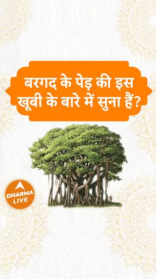 बरगद के पेड़ की इस खूबी के बारे में सुना हैं Dharma Live bargadpuja vatvriksh GurudevGDVashist
