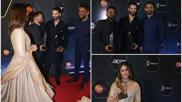 Kareena Kapoor Shahid Kapoor At Dadasaheb Phalke Awards Walks Past In Viral  Video Watch