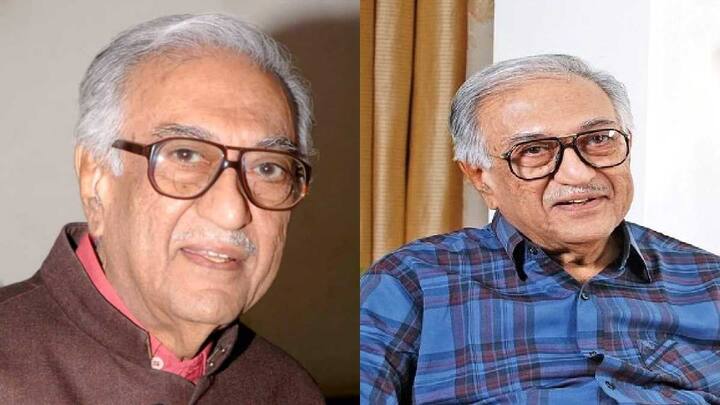 Ameen Sayani :रेडिओवर 1952 साली सुरु झालेल्या 'गीतमाला' या कार्यक्रमाने अमीन सयानी यांना प्रसिद्धीची शिखरावर नेऊन ठेवले. 
(Photo credit: Abp majha)