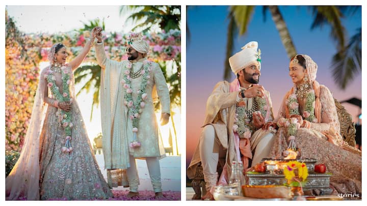 Jackky Bhagnani and Rakul Preet Singh tied the knot on Wednesday in front of friends and family in Goa.