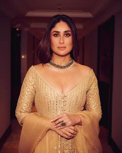 Kareena Kapoor Dazzles In A Golden Lehenga As She Wins Dadasaheb Phalke Award; SEE PICS