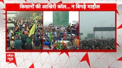 Farmer Protest: Tense situation as tear gas fired at protesting farmers at Shambhu Border | ABP News