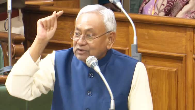 Bihar CM Nitish Kumar Angry in Assembly While Opposition Parties MLAs Said Murdabad ANN विधानसभा में भड़के सीएम नीतीश कुमार, 'अपना जिंदाबाद का नारा लगाते रहिए, अगली बार...'