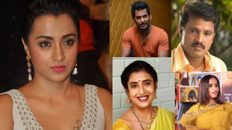 film industry raises voice supporting trisha for raising defamation statements Trisha : தமிழ் சினிமாவில் அதிக அளவில் அவதூறுகளை சந்தித்த திரிஷா... ஆதரவு தெரிவிக்கும் பிரபலங்கள்  