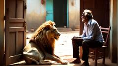 Photos: अगर भारत में आवारा कुत्तों की जगह शेर होते तो क्या होता, कुछ ऐसा होता नजारा