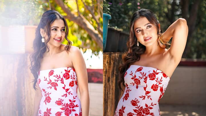 Tejasswi Prakash wore a printed floral bodycon dress looking dapper as ever
