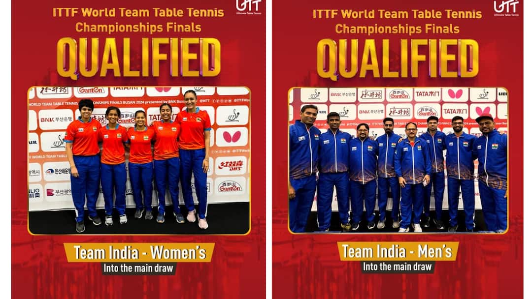 World Team Table Tennis Championships 2024 Indian men and women enter knockouts World Team Table Tennis Championships: నాకౌట్‌కు భారత జట్లు, ఒలింపిక్స్‌కు రెండడుగులే దూరం