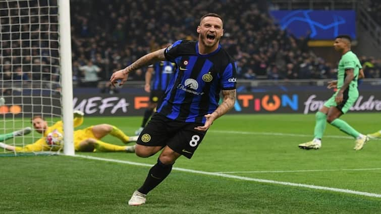 'Advantage, Inter': Marko Arnautovic's Clutch Goal Puts Inter In Command Of UCL Tie Against Atletico Madrid - WATCH