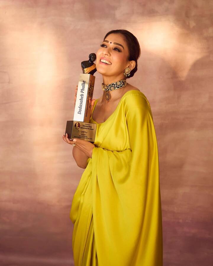 விழாவின் போது எடுத்த புகைப்படங்களை இன்ஸ்டாவில் பதிவிட்டு, நன்றி தெரிவித்துள்ளார் நயன்.