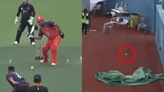 क्रिकेट के मैदान पर दिखा अविश्वसनीय नज़ारा, बाबर ने एक हाथ से बल्ला पकड़कर मारे दो लंबे छक्के; वीडियो वायरल