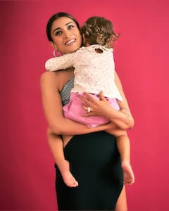 Shriya Saran Shares BTS Pics With Daughter Radha From Photoshoots; Check Out