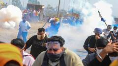 Farmers Protest: आंसू गैस के गोले, झड़प और बॉर्डर सील, तस्वीरों में देखें किसानों और पुलिस के बीच आज क्या क्या हुआ