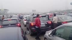 Farmers Protest: किसानों की दिल्ली में एंट्री रोकने के लिए बढ़ी सख्ती, गुरुग्राम में सरहौल बॉर्डर पर लगा गाड़ियों का लंबा जाम