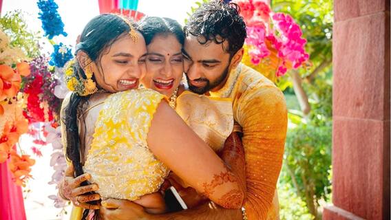 రాజారెడ్డి,ప్రియ హల్దీ వేడుక వీడియో షేర్ చేసిన వైఎస్ షర్మిల