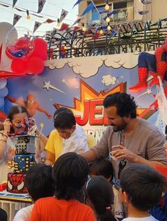 स्पाइडर मैन थीम, 3 टीयर केक... धूमधाम के साथ सेलिब्रेट हुआ करीना के लाडले जेह का बर्थडे, सामने आई इनसाइड तस्वीरें