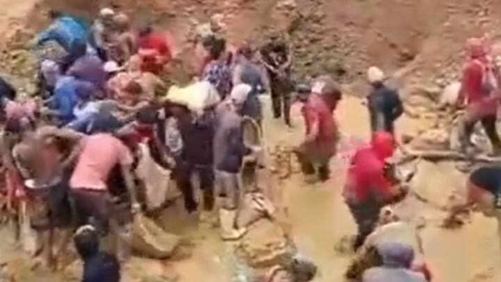 Venezuela mine collapse  23 killed Fear of many workers getting stuck Marathi News सोन्याच्या खाणीत मोठी दुर्घटना, खोदकाम करताना 23 जणांचा दुर्देवी मृत्यू