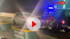 गाजियाबाद के एलिवेटेड रोड पर दिखा फिल्मी स्टंट, पुलिस को देख बैक गियर में 2KM तक दौड़ाई कार