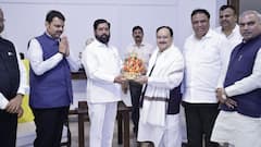 JP Nadda Mumbai Visit: जेपी नड्डा ने CM शिंदे से की मुलाकात, मुंबई में छत्रपति शिवाजी महाराज की प्रतिमा का किया अनावरण