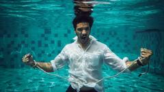 Gautam Karthik Photos : நீச்சல் குளத்திற்குள் கடல் கதாநாயகன் கெளதம் கார்த்திக்!