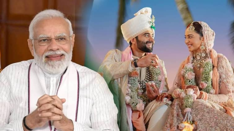 PM Narendra Modi Congratulates Actors Rakul Preet, Jackky Bhagnani On Their Wedding Rakul Preet: ”மனமும், செயலும் ஒன்றாக வாழ வேண்டும்” இந்தியன் 2 பட நடிகைக்கு திருமண வாழ்த்து தெரிவித்த பிரதமர் மோடி