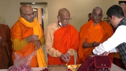 Relics Of Lord Buddha Disciples Embark On Journey To Thailand Today Will Strengthen Relations: Relics Of Lord Buddha, 2 Disciples Arrive In Thailands National Museum