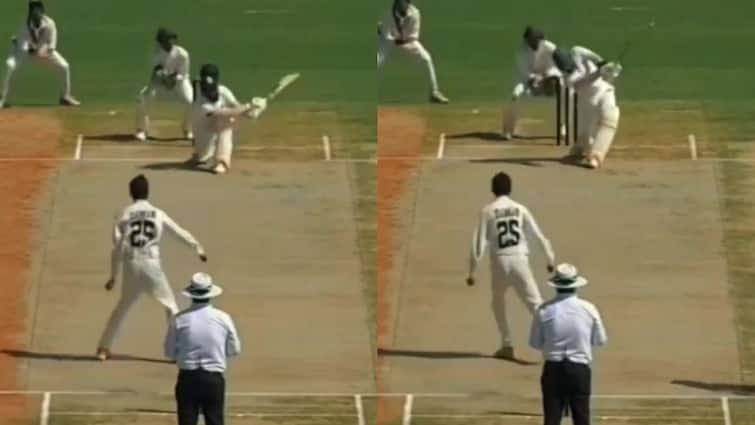 VamShhi Krrishna Create History hit 6 sixes in an over video goes viral Watch: आंध्र के इस बल्लेबाज ने दिलाई युवराज सिंह की याद, 1 ओवर में जड़ दिए 6 छक्के
