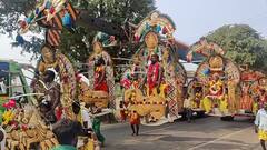 பழனி கோயிலில் அந்தரத்தில் தொங்கியபடி பறவைக்காவடி எடுத்து வந்து பக்தர்கள் நேர்த்திக்கடன்
