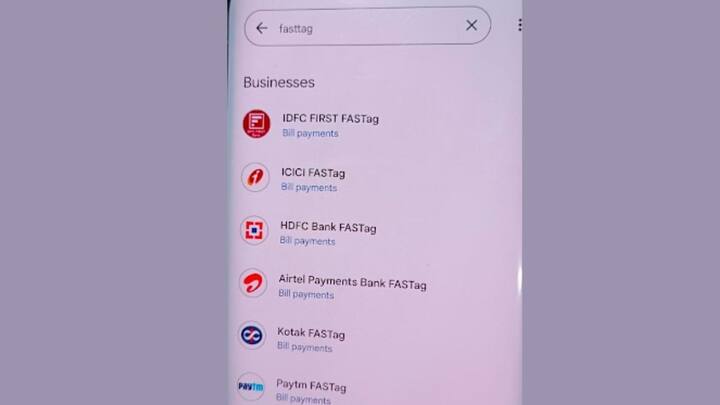 इस ऐप का नाम है गूगल पे. यह ऐप आपको नया फास्टैग चुनने की सुविधा देता है. तो वहीं इसके साथ ही आप अपना पुराना फास्टैग भी इससे कनेक्ट भी कर सकते हैं.