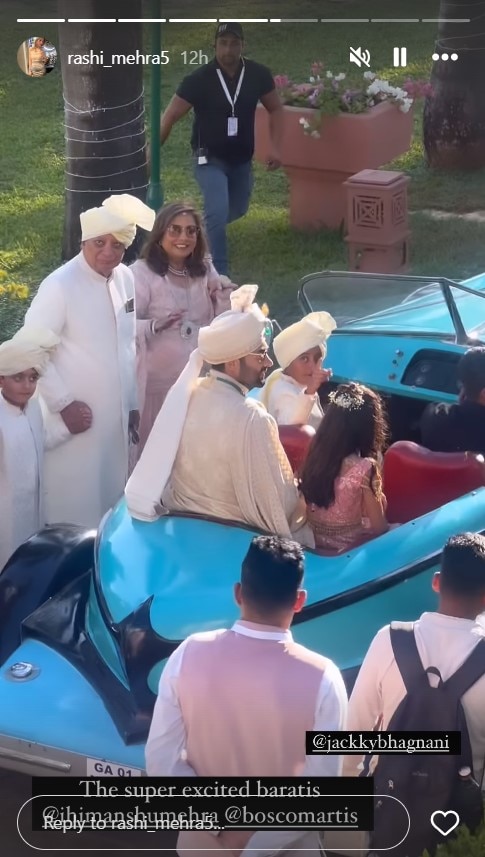 Rakul-Jackky Wedding: सी बीच वेन्यू, बारातियों संग विंटेज कार में दूल्हे राजा, रकुल-जैकी की शादी की Inside तस्वीरें आई सामने