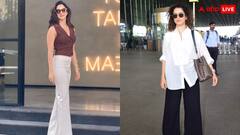 ब्राउन वेस्टकोट में Kiara तो व्हाइट शर्ट के साथ ब्लैक पैंट में Sanya ने दिखाया स्वैग, तस्वीरों पर दिल हार बैठेंगे