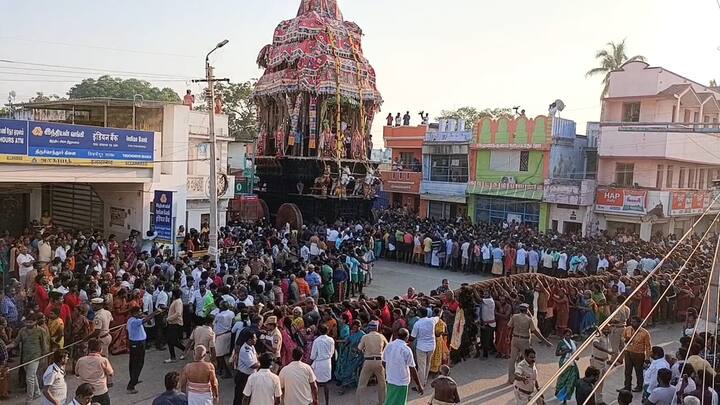 The Tiruchendur Brahmotsavam takes place annually during the month of Masi, which falls between February and March. (Credit: ABP Nadu)