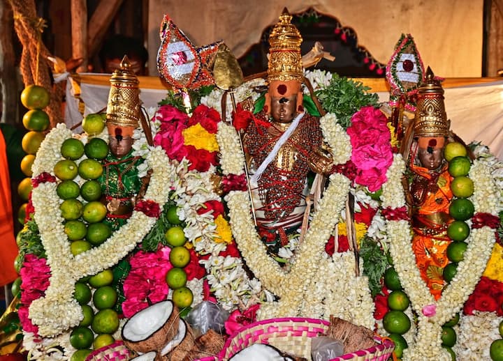This significant festival spans twelve days and features the procession of all three temple cars. (Credit: ABP Nadu)