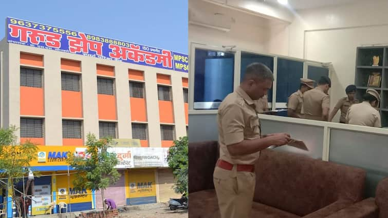 Chhatrapati Sambhaji Nagar Crime Garudzep Academy Two student suicide in Chhatrapati Sambhaji Nagar police raid to Garudzep  Academy marathi news संभाजीनगरच्या गरुडझेप अकॅडमीत आणखी एक आत्महत्या, पोलिसांच्या छापेमारीत मोठा खुलासा