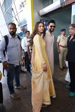 Rakul Preet SIngh: ਮਾਂਗ 'ਚ ਸਿੰਦੂਰ, ਹੱਥਾਂ 'ਚ ਚੂੜਾ, ਅਨਾਰਕਲੀ ਸੂਟ 'ਚ ਪਤੀ ਜੈਕੀ ਨਾਲ ਨਜ਼ਰ ਆਈ ਨਵਵਿਆਹੀ ਦੁਲਹਨ ਰਕੁਲ ਪ੍ਰੀਤ, ਦੇਖੋ ਤਸਵੀਰਾਂ