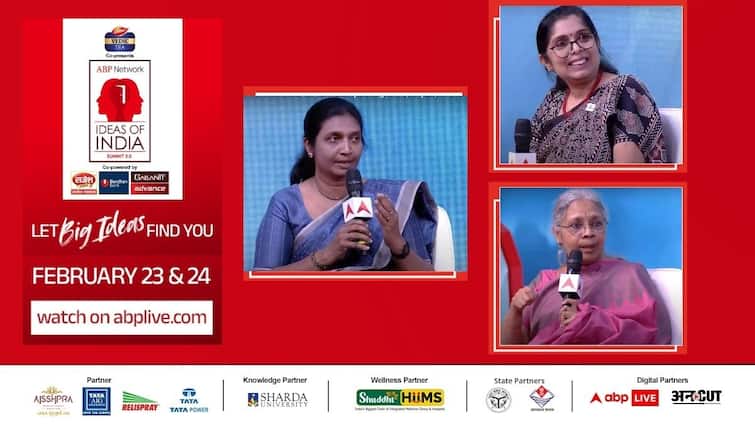 Ideas Of India 2024 By ABP Network Live TV Annapurni Subramaniam Nigar Shaji Nandini Harinath Women In STEM Aditya L1 ISRO IIA Science Ideas Of India 3.0: Women Have Earned The Tag Of Being Reliable, India Should Aim To Lead Space Sector, Say STEM Stalwarts
