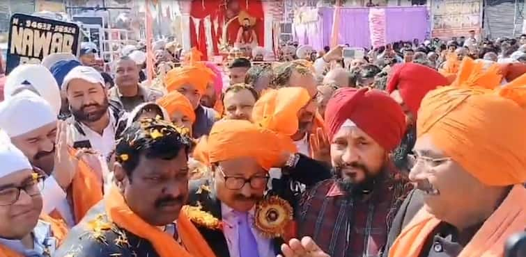 Shobha Yatra organized in Jalandhar dedicated to Shri Guru Ravidas Jayanti Jalandhar news: ਜਲੰਧਰ 'ਚ ਸ੍ਰੀ ਗੁਰੂ ਰਵਿਦਾਸ ਜਯੰਤੀ ਨੂੰ ਸਮਰਪਿਤ ਕੱਢੀ ਗਈ ਸ਼ੋਭਾ ਯਾਤਰਾ