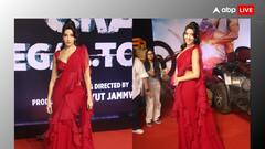 Crakk की स्क्रीनिंग में लाल साड़ी में नोरा फतेही ने ढाया कहर, एक्ट्रेस की अदाओं के दीवाने हुए फैंस